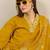 Women Solid Embroidered Cotton Kurta with Trousers & Dupatta