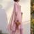 Women Floral Embroidered Regular Thread Work  Cotton Kurta with Trousers & With Dupatta