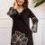 Women Floral Printed Regular Thread Work Kurta with Trousers