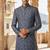 Blue navabi indowestern for men