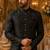 Black navabi indowestern for men