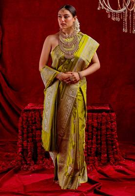 Harika Satin Silk blend saree 1
