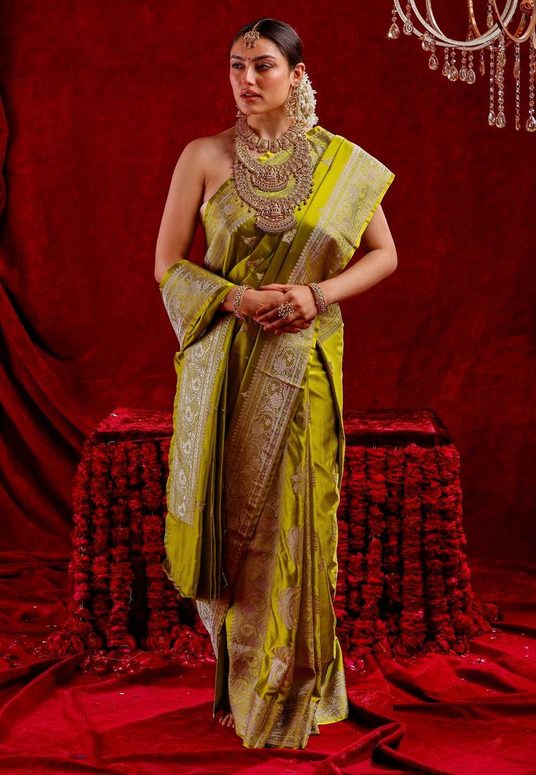 Harika Satin Silk blend saree