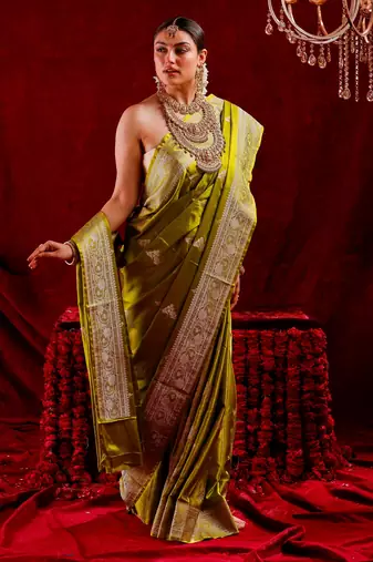 Harika Satin Silk blend saree