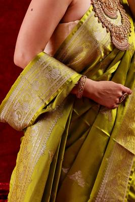 Harika Satin Silk blend saree 4