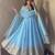 Sky heavy sequins work partywear anarkali suit set