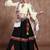 Black Taffeta Silk Gamthi Butta Mirror With Lace Work & Tassel Lace With Printed Gamthi Work Dupatta Chaniya Choli