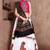 White Twill Gamthi Butta Mirror With Lace Work & Tassel Lace With Printed Gamthi Work Dupatta Chaniya Choli