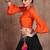 Black Taffeta Silk Gamthi Butta, Mirror With Lace Work & Tassel Lace With Printed Gamthi Work Dupatta Chaniya Choli