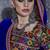 Black Art Silk Gamthi Butta Mirror Aari With Lace Work Chaniya Choli