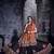 Black Art Silk Gamthi Butta, Mirror With Lace Work Chaniya Choli