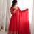 Designer red heavy embroidery work anarkali suit with dupatta