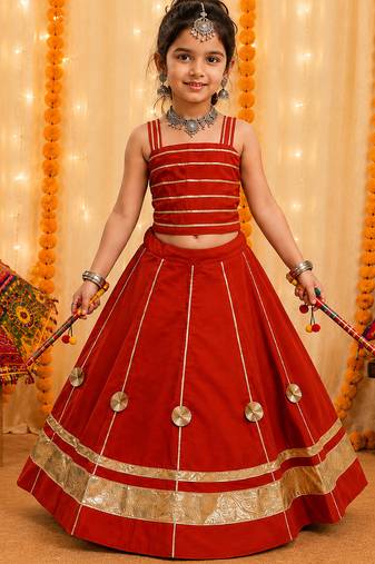 Premium roman silk with full flared chaniyta choli for navratri & garba