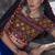 Blue Art Silk Gamthi Butta Mirror With Lace Work Chaniya Choli