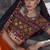 Orange Art Silk Gamthi Butta Mirror With Lace Work Chaniya Choli