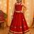 Premium roman silk with full flared chaniyta choli for navratri & garba