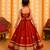 Premium roman silk with full flared chaniyta choli for navratri & garba