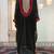 Black and maroon arabic takchita kaftan dress