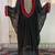 Black and maroon arabic takchita kaftan dress