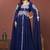 Navy blue moroccan style wedding kaftan