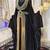 Black islamic wedding party kaftan