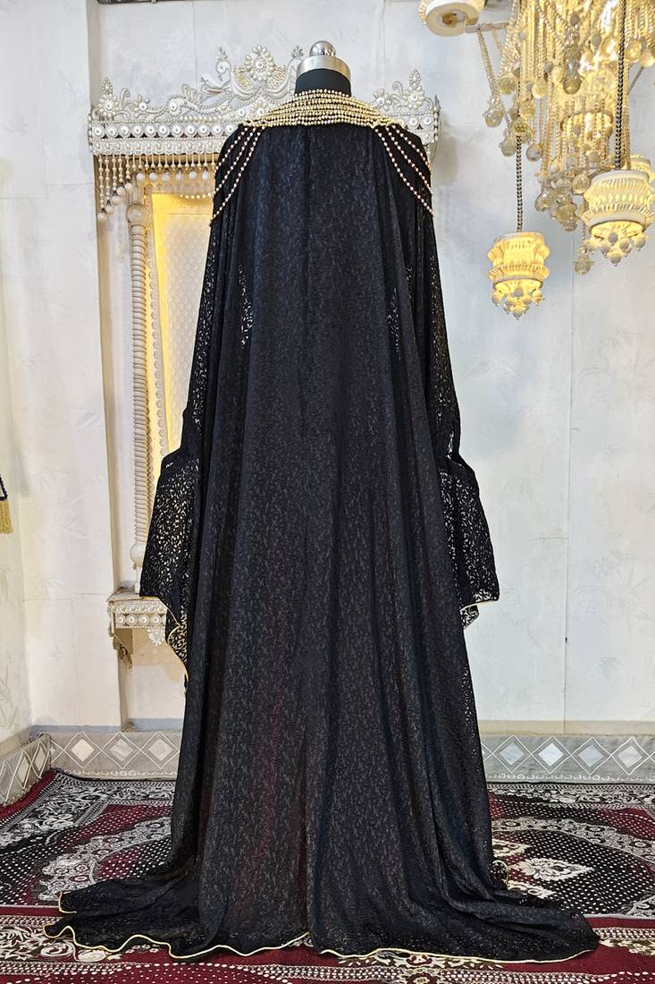 Black islamic wedding party kaftan