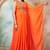 Orange designer islamic partywear caftan