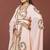 Light peach moroccan wedding kaftan