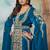 Bottle green moroccan hand beaded wedding kaftan