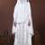 White moroccan islamic wedding designer caftan