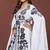 White moroccan arabic party wear wedding kaftan
