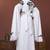 White moroccan arabic party wear wedding kaftan