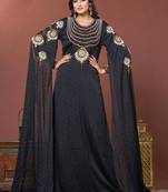 Black designer takchita caftan
