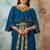 Bottle green designer arabic takchita wedding kaftan