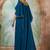 Bottle green designer arabic takchita wedding kaftan