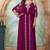 Violet arabic designer takchita kaftan