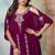 Violet arabic designer takchita kaftan