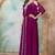 Violet arabic designer takchita kaftan