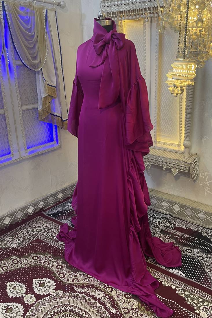 Pink wedding moroccan style caftan