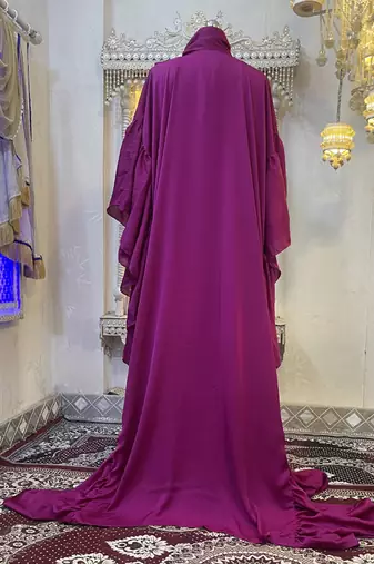 Pink wedding moroccan style caftan
