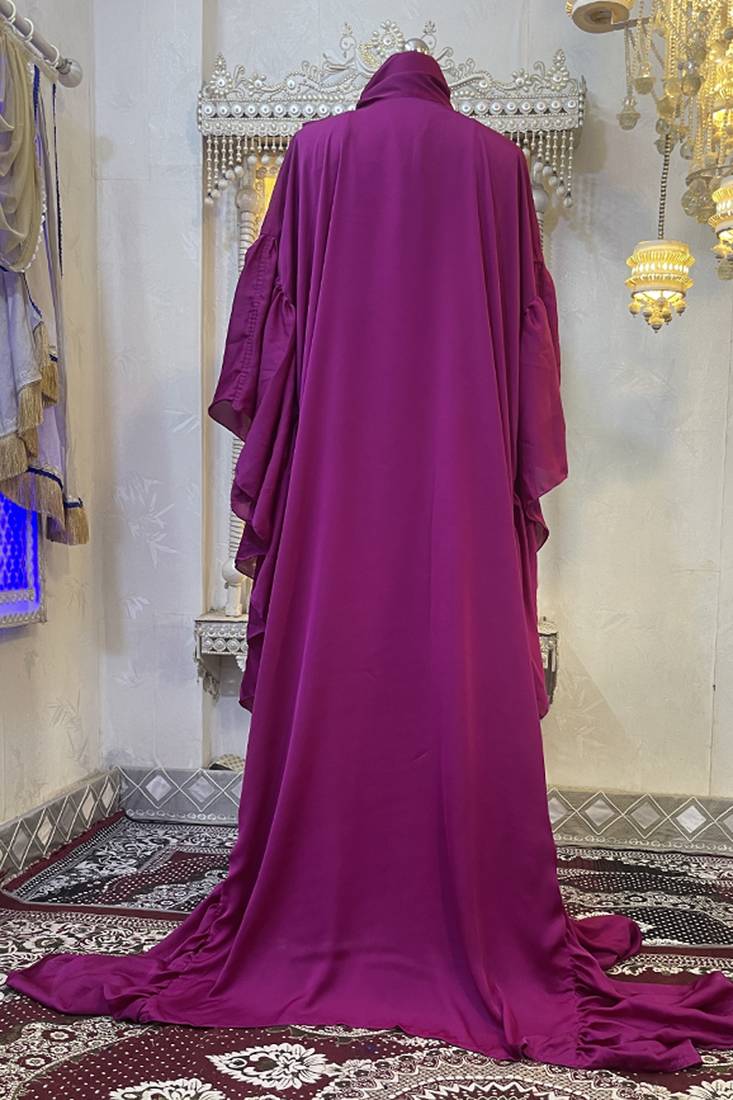Pink wedding moroccan style caftan