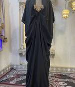 Black designer islamic takchita kaftan