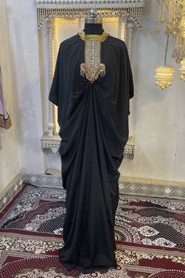 Black designer islamic takchita kaftan 3