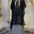 Black moroccan kaftan party wear maxi gown