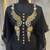 Black moroccan kaftan party wear maxi gown