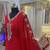 Red wedding takchita embroidered dubai abaya