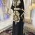 Black moroccan wedding partywear kaftan