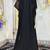 Black moroccan wedding partywear kaftan