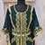 Bottle green moroccan kaftan