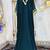 Bottle green moroccan kaftan